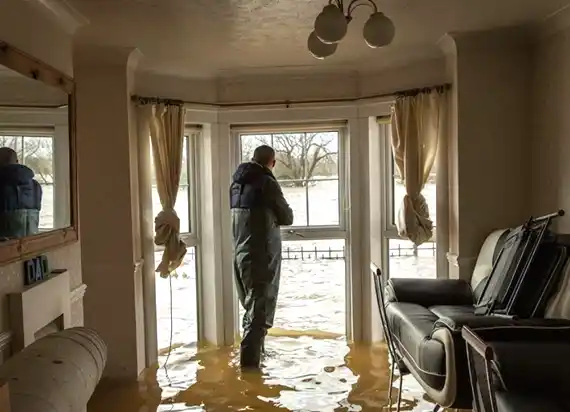 water damage restoration service Greentown